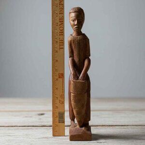Vintage Hand-Carved Wooden African
